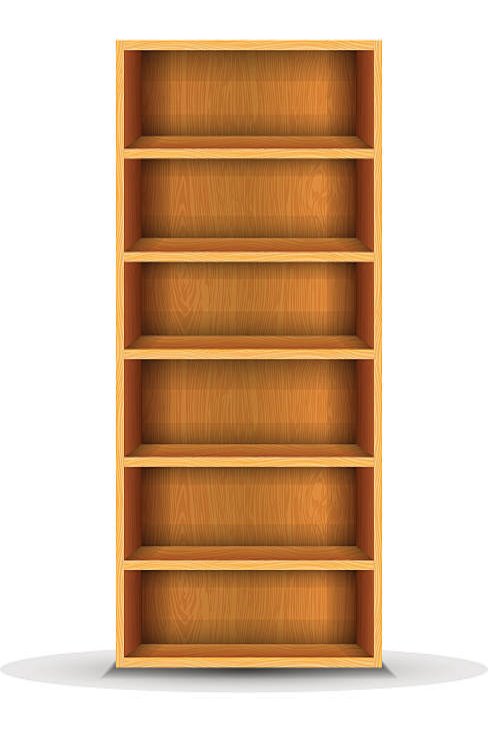 4,645 Wooden Bookshelf Illustrations &amp; Clip Art - iStock